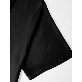 Vibrant Graphic Tee - 3D Digital Pattern Print, Short Sleeves, Comfortable Pullover, Casual Summer Clothing for Men - Unique Fix Stuff Slogan Design, Breathable Fabric, Relaxed Fit