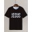 Men's Novelty Geometric Print T-Shirt - Casual Polyester Crew Neck Tee, Non-Transparent, Knit Fabric