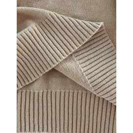 Men'S Casual Solid Color Button-Design Sweater | 100% Polyester Knit Fabric | Medium Stretch | Polo Collar | Loose Fit | Fall/Winter Collection