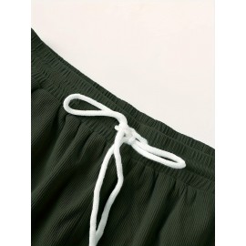 Fashionable Men's Summer Drawstring Casual Sports Loose Shorts, Suitable For Outdoor Sports, Comfortable And Versatile