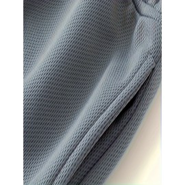 Men's Stripes Decor Sports Shorts With Drawstrings, Elastic Waist Quick-drying Shorts For Summer Daily Outdoor Basketball Sport