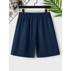 They Who Stand Print, Men's Breathable Drawstring Pants, Loose Casual Waist Simple Style Comfy Shorts For Spring Summer Outdoor Fitness Cycling Climbing Mountain Holiday Daily Commute Dates Sports Workout Trousers