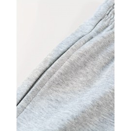 1pc Men'S Fashion Gold-Print Geometric-Pattern Shorts, Casual Knit Fabric with Pockets, Regular Fit Polyester Sports Pants with Slight Stretch