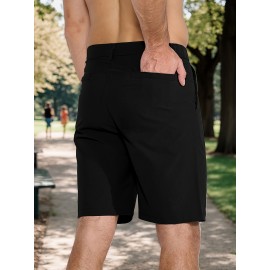 Men's Lightweight Golf Shorts - Quick Drying, UPF 50+ Sun Protection, Comfortable Elastic, 5 Pockets, Regular Style, Suitable for Hiking, Work, Casual Wear - Very Suitable for Spring and Summer