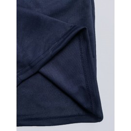 Men's Casual Drawstring Shorts - Comfy Polyester, Printed Design for Summer Sports & Beach Wear